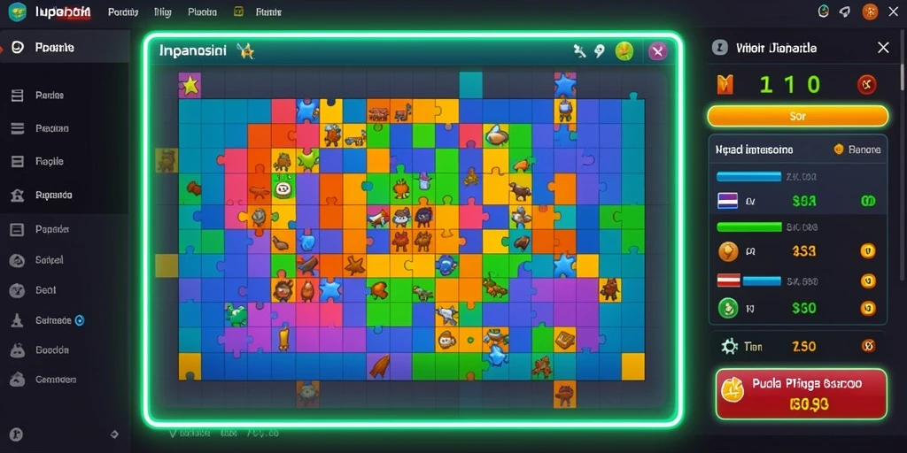 Tampilan antarmuka game yang menarik