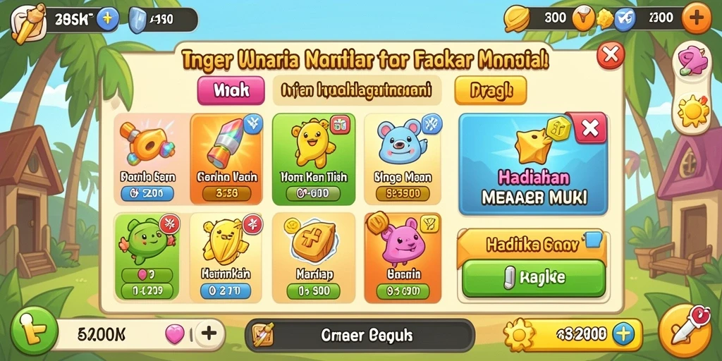 Tampilan antarmuka yang modern dan menarik.