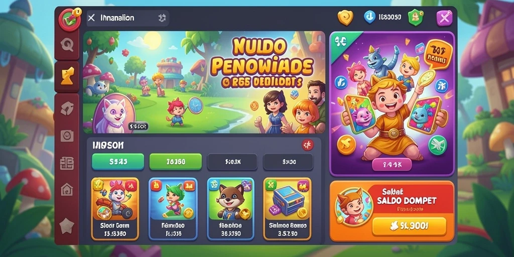 Tampilan antarmuka yang menarik dan modern.