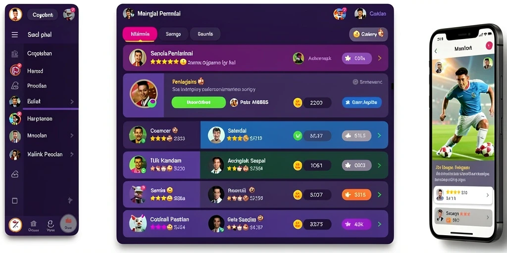 Tampilan antarmuka yang menarik dan user-friendly.