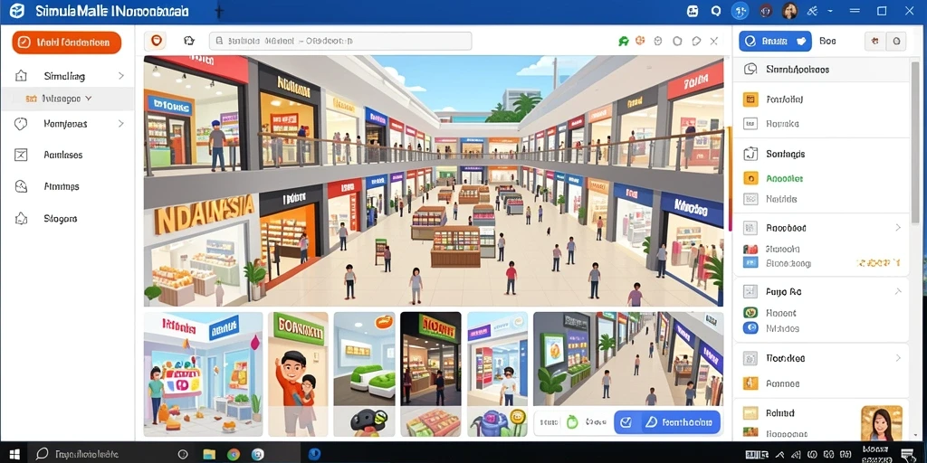 Tampilan antarmuka yang modern dan menarik.