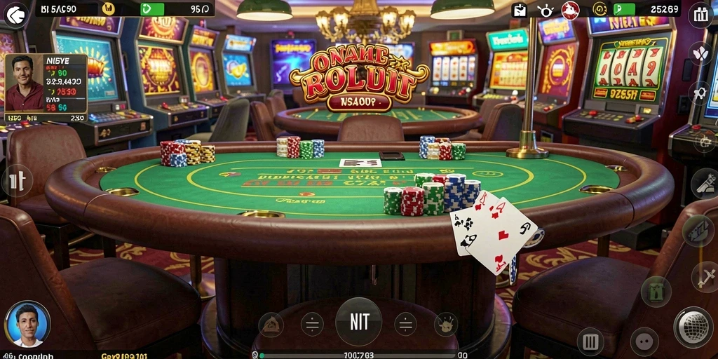Screenshot menampilkan antarmuka utama KASIR777 yang menarik.