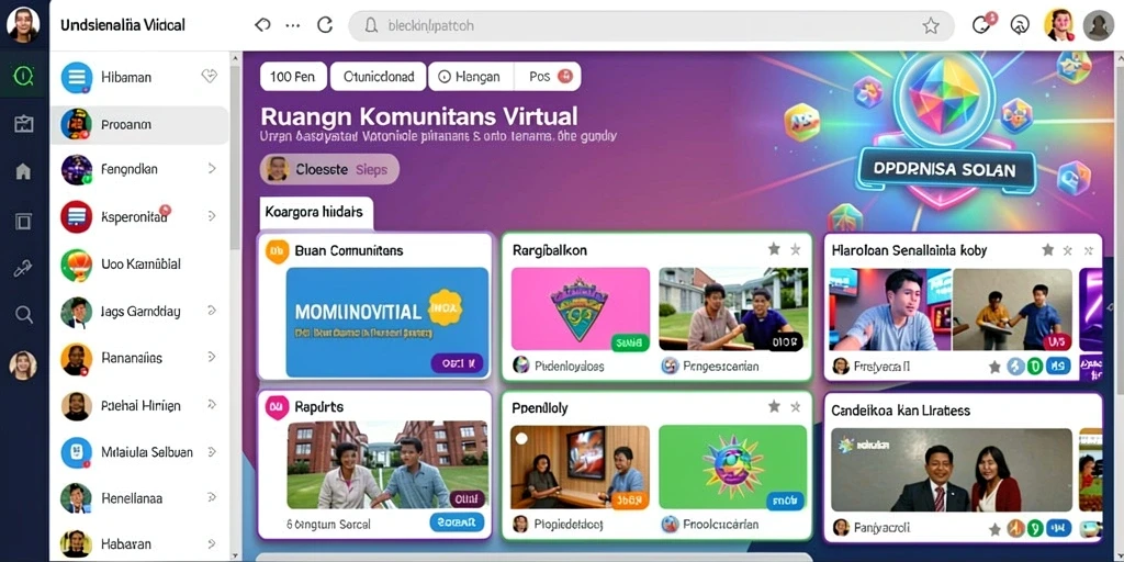 Tampilan antarmuka yang menarik dan modern.
