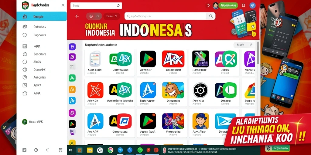 Tampilan antarmuka pengguna yang menarik dan informatif.