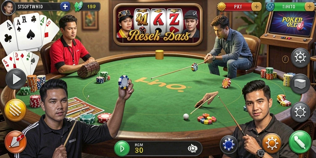 Tangkapan layar permainan slot yang memukau.