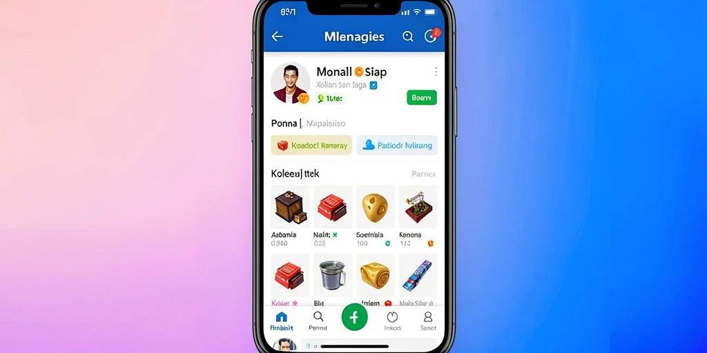 Tampilan menu utama yang menarik dan intuitif.