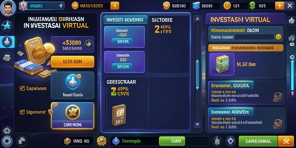 Menampilkan tampilan awal permainan yang menarik.