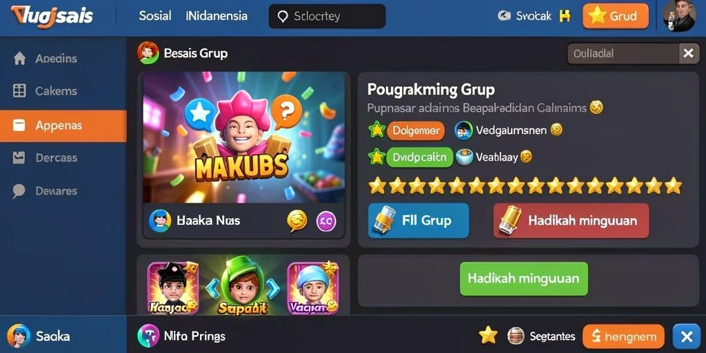 Tampilan antarmuka pengguna yang menarik dan mudah dinavigasi.