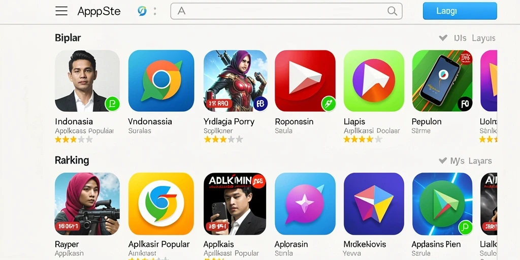 Tampilan antarmuka yang menarik dan modern.